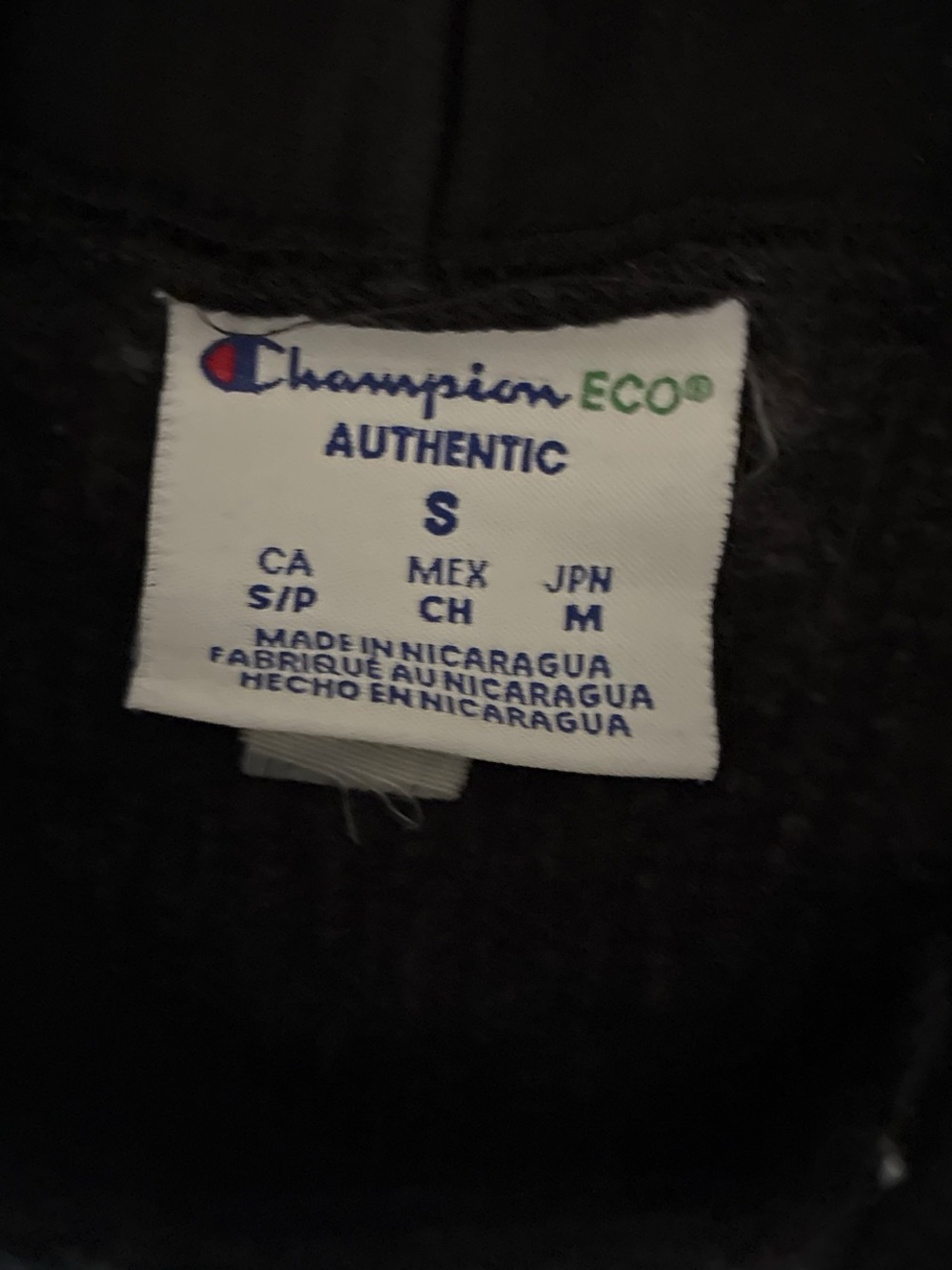 Champion USF Black Pullover Hoodie with Green and Gold Logo. Men’s size small. - Picture 3 of 3